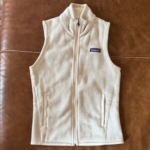 Patagonia Women's XXS Off-White Better Sweater Fleece Vest